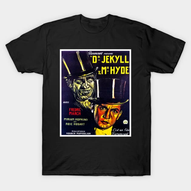 dr jekyll mr. hyde T-Shirt by UNDER THE QUARTER